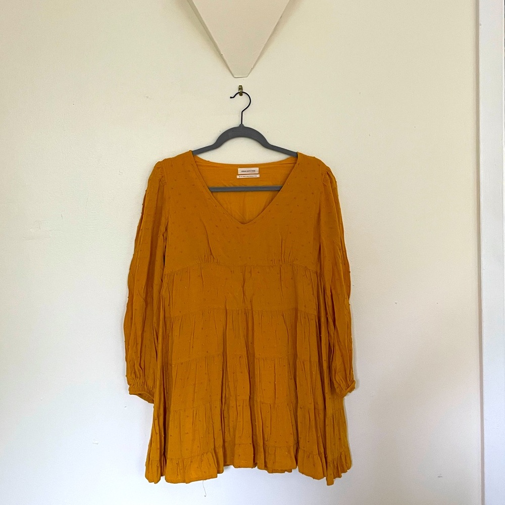 Urban outfitters— cotton tiered dress